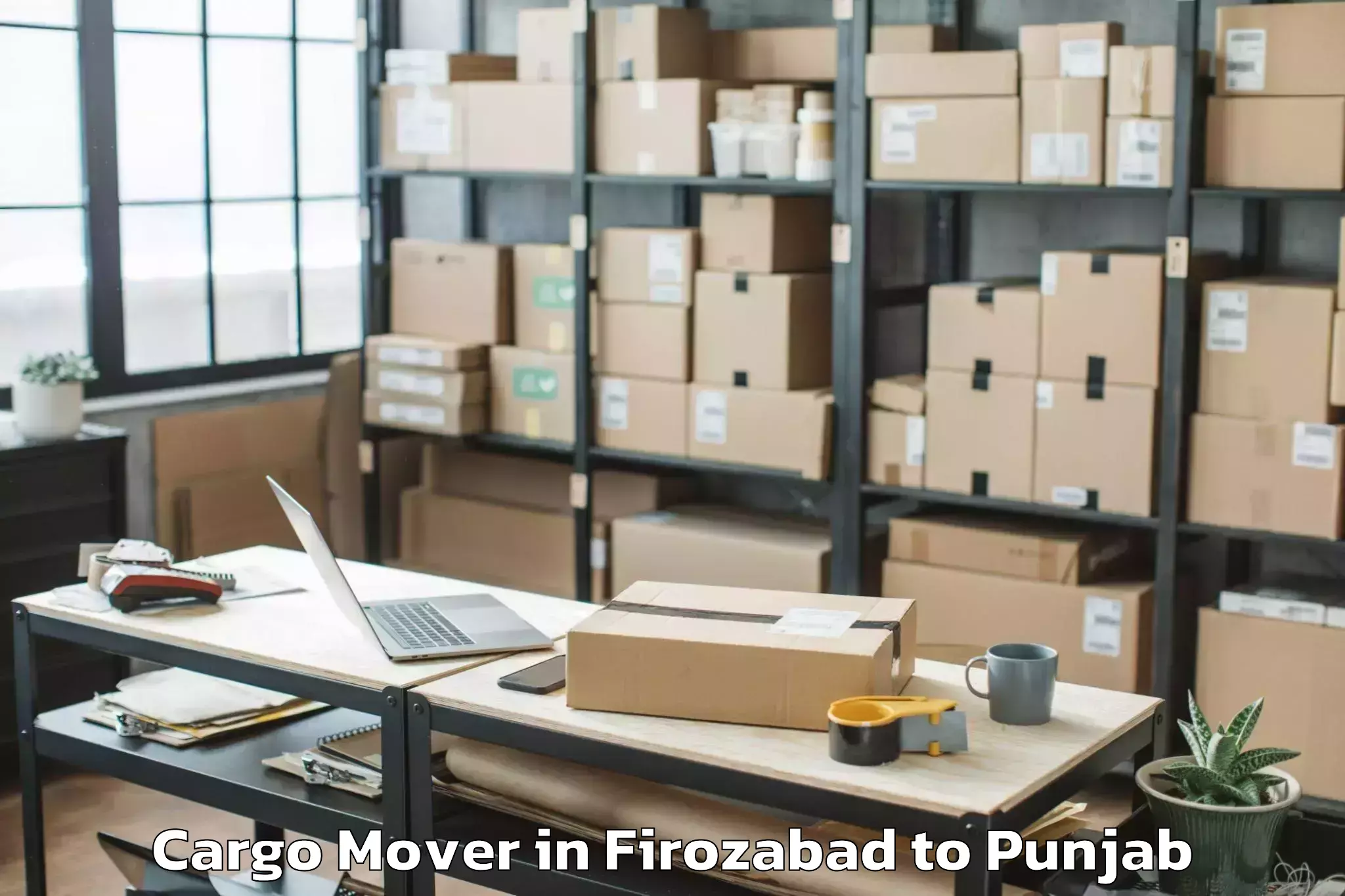 Book Firozabad to Vr Punjab Mall Cargo Mover Online